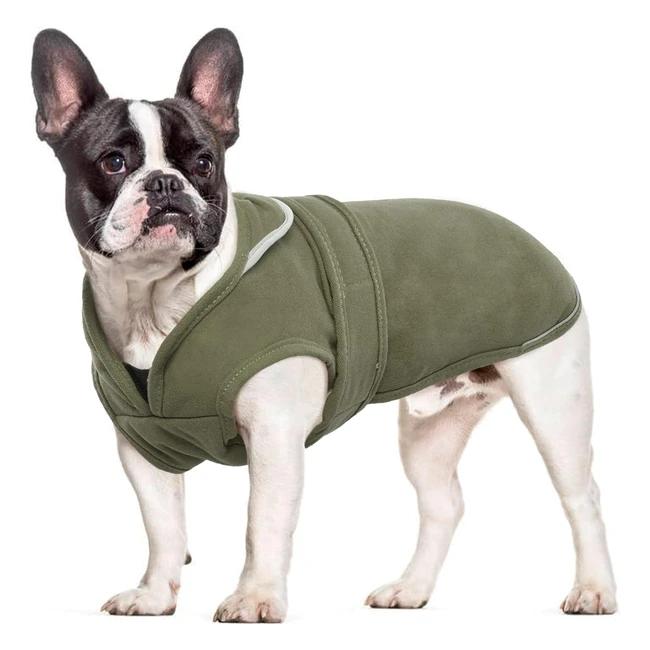 Kuoser Leinwand Haustier Hund Wintermantel | Reflektierende Warme Fleecejacke | Wasserdichte und Winddichte Hundeweste | XS-3XL