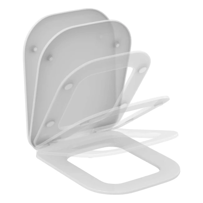 Ideal Standard K706501 Tonic II WC-Sitz mit Softclosing - Hygienisch bequem und