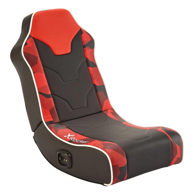 Xrocker Hermes 20 Floor Rocker Audio Gaming Chair - Racing Red