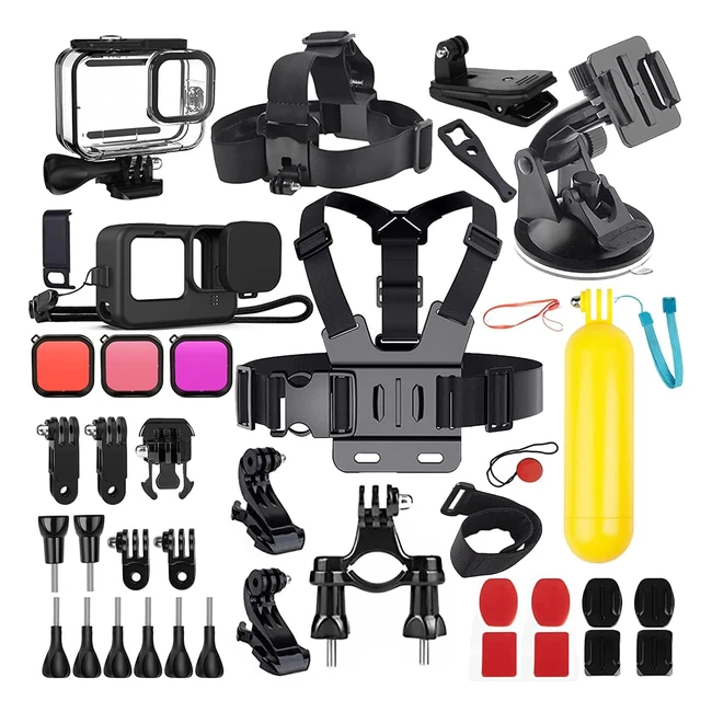 Kit Accessoires GoPro Hero 11109 Black - 52 en 1 - tui tanche Filtres plong