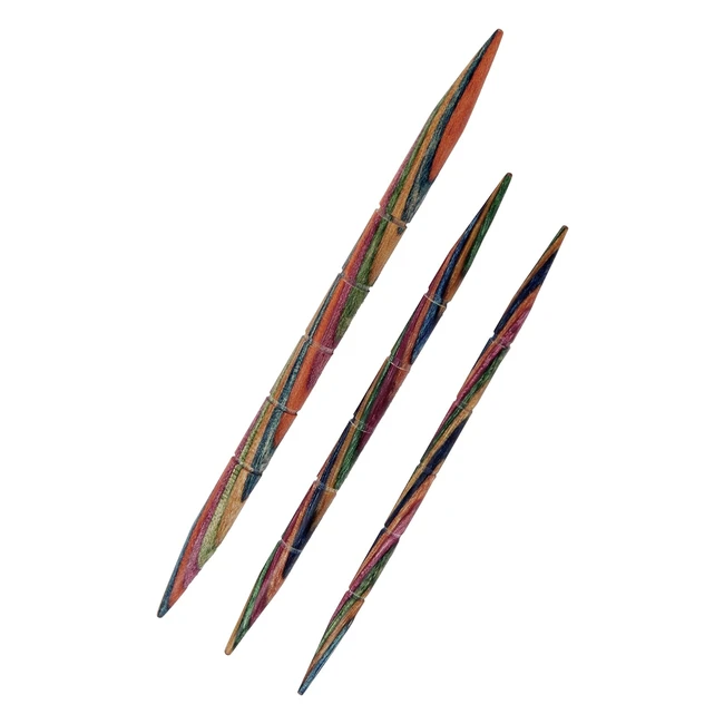 Ferri per trecce KnitPro Symfonie legno multicolore set 3 dimensioni