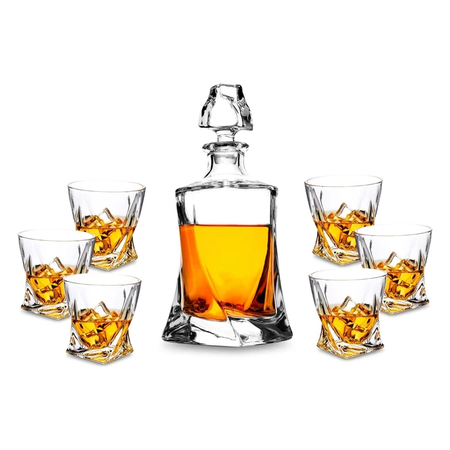 Juego de Vasos y Jarra de Whisky Kanars - 5 Piezas - Exquisita Caja de Regalo