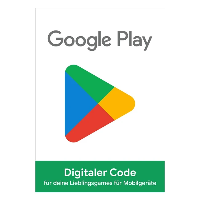 Google Play Gutscheincode 25 - Versand per E-Mail - Code nur in Deutschland einlösbar