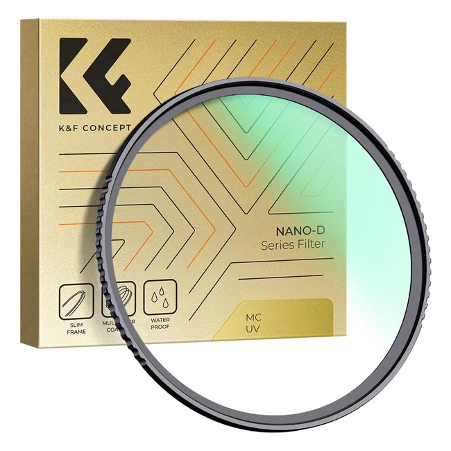 Filtro de Protección UV KF Concept NanoD 58mm - Alta Definición