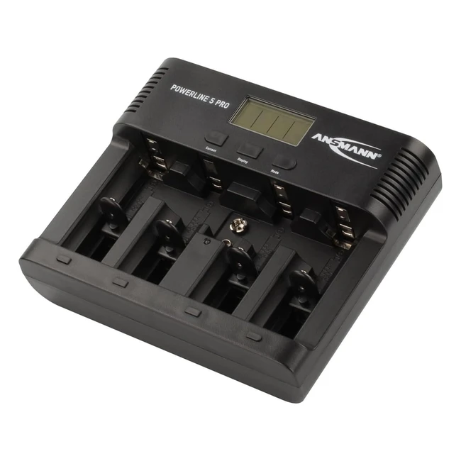 Chargeur de piles Ansmann Powerline 5 Pro - Recharge, décharge, rafraîchit et teste les piles - Réf. 10010018