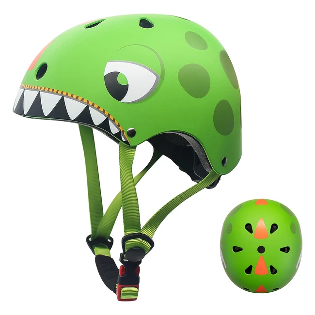 Kids Helmet for Boys Girls | Lightweight Dinosaur Multisports | Safety Gear for Cycling Skateboard Scooter | #GiftsForKids