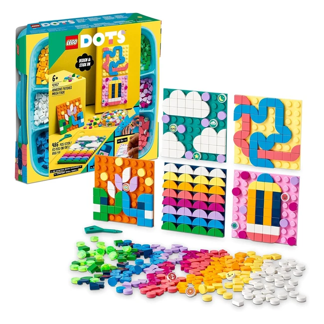Mega Pack Patch Adesivi LEGO Dots 41957 - Set 5 in 1 - Giocattoli Fai da Te