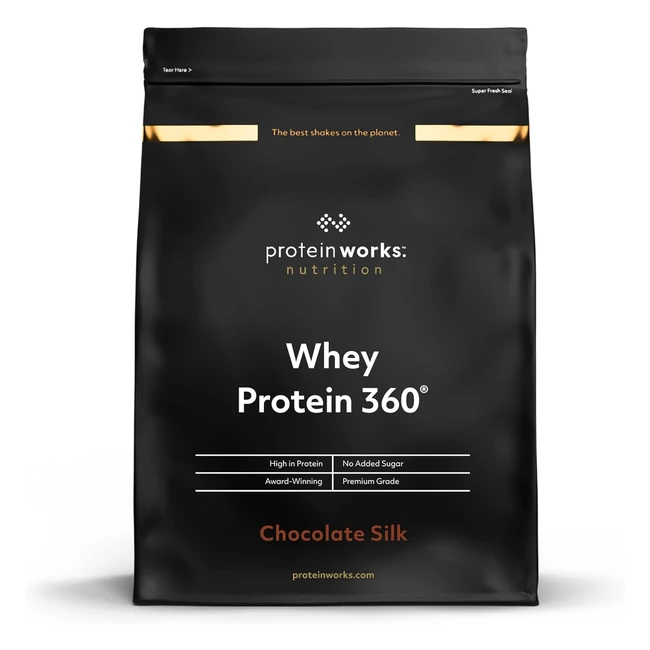 Proteine Whey 360 in Polvere - Cioccolato Morbido - Senza Zuccheri Aggiunti - Pr