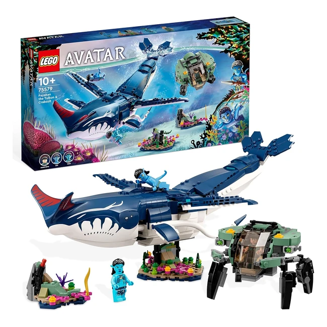 Lego 75579 Avatar Tulkun Payakan e Crabsuit - Giocattolo Subacqueo Simile alla Balena