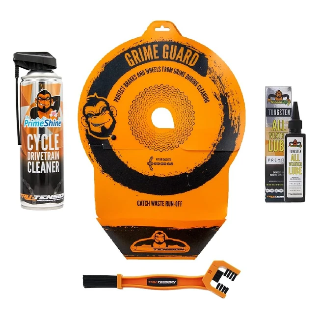 Upgrade Your Bike Care with Trutension Grime Guard Bundle - Protect Brakes  Whe