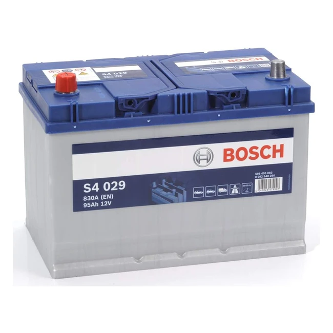 Batterie auto Bosch S4029 95Ah 830A - Technologie plombacide