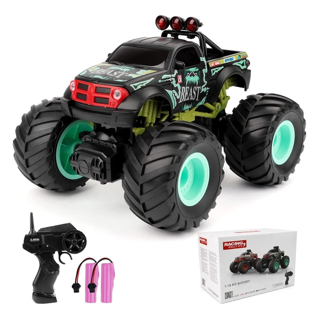 DEAO Remote Control Cars 1/18 Scale Bigfoot Monster Truck Toys