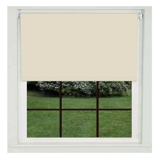 Insulated Blackout Roller Blinds - Easy Fit - Cappuccino - 210cm x 210cm