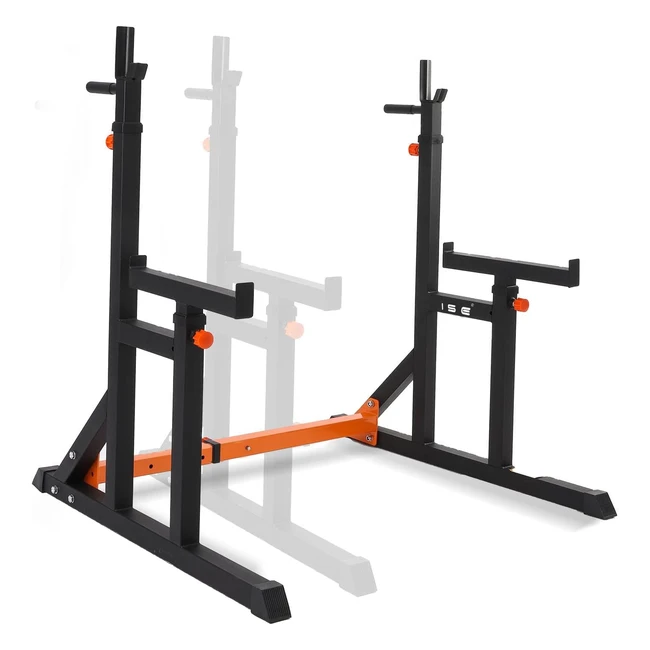 Supports rglables de rack squat multifonction barbell rack musculation
