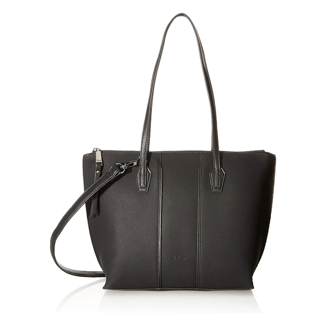 Gabor Anni Women's Shoulder Bag - Black, 35x24x12 cm - Free UK Shipping