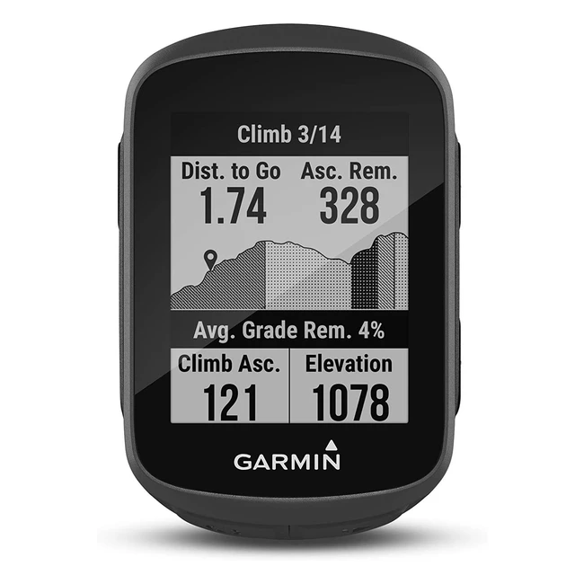 Garmin Edge 130 Plus GPS Bike Computer - Simplified Rugged Design - Sync Workouts - Dynamic Performance Insights
