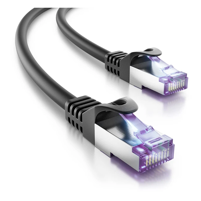 deleycon 2m Cat7 Netzwerkkabel 10 Gigabit RJ45 Patchkabel Ethernet Kabel