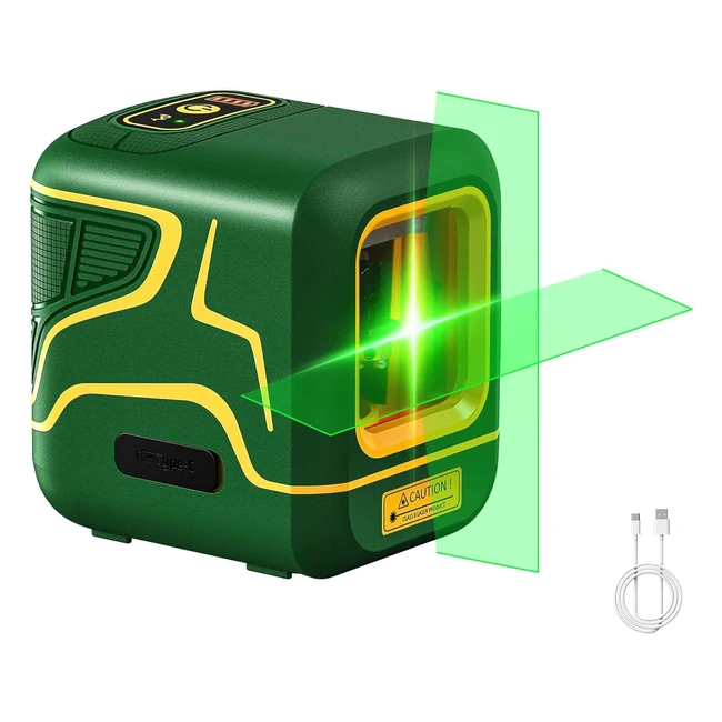 Niveau Laser Popoman 30m Rechargeable - Ligne Verte Autonivelante