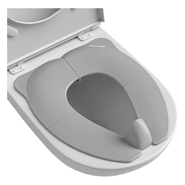 Riduttore WC Bambini Maliton - Portatile Riutilizzabile Facile da Pulire - Ada