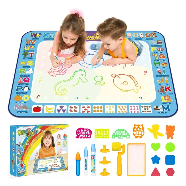 Tappeto Magico per Bambini 100x75 cm - Smyidel Doodle - Giocattoli Educativi e R