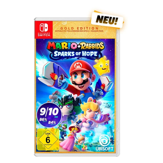 Mario Rabbids Sparks of Hope Gold Edition Nintendo Switch - Retten Sie die außergewöhnlichen Sparks!