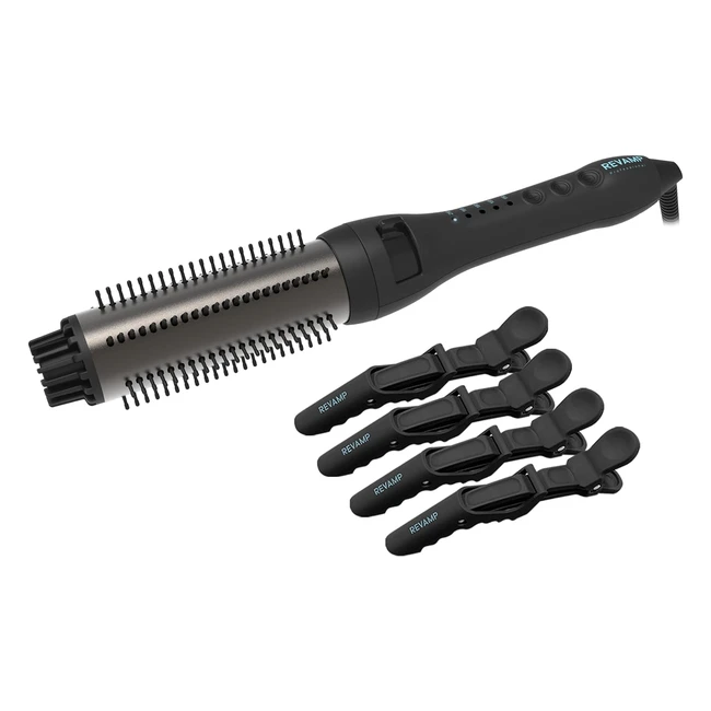 Revamp Progloss Perfect Finish Curl Waves Brush  Hair Sectioning Clips