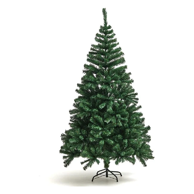 Albero di Natale Artificiale 180cm - Verde Naturale - 600 Rami - Facile Montaggi