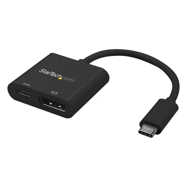 Startech.com USB-C to DisplayPort Adapter 4K 60Hz with Power Delivery