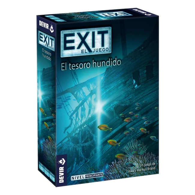 Devir Exit El Tesoro Hundido - Juego de Mesa Espaol - Escape Room Misterio - B