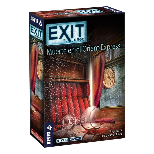 Juego de Mesa Devir Exit Muerte en el Oriente Express - Misterio y Escape Room -