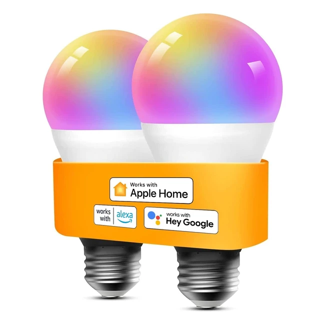 Bombilla LED Inteligente WiFi Multicolor Regulable 9W E27 - REFoss