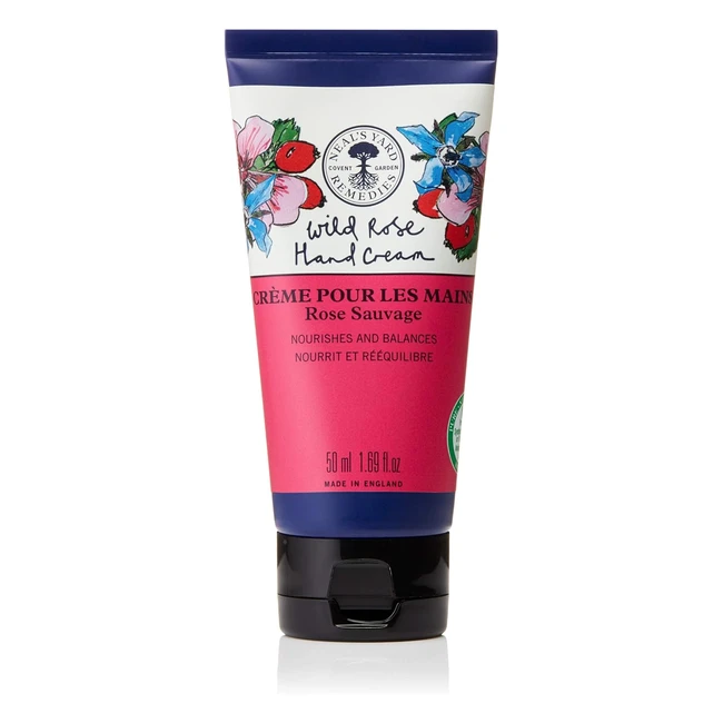 Neal's Yard Remedies Wild Rose Hand Cream - Rich, Luxurious, Beautifully Scented - 50ml
