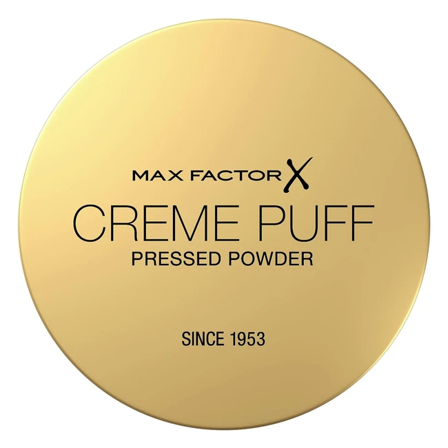 Max Factor Crème Puff Pressed Powder 05 Translucent 14g - Lightweight Finish, All-Day Coverage