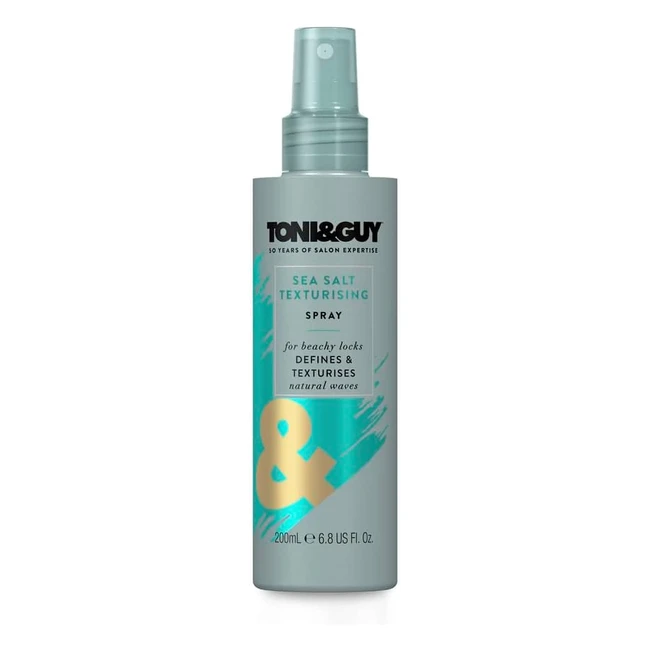 Toni & Guy Sea Salt Texture Spray - Effortless Beachy Look - Unisex - 200ml