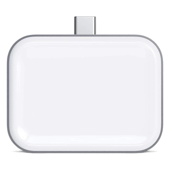 Base de carga inalámbrica Satechi USB-C para Apple AirPods Pro y AirPods 321 (No incluido estuche de carga inalámbrica)