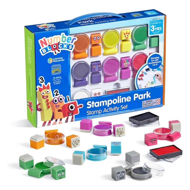 Set de Actividades Parque Stampolines Multicolor - Numberblocks - 32 Piezas