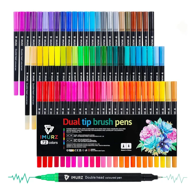 Pennarelli Brush Pen Lettering 72 Colori - Mitoymia