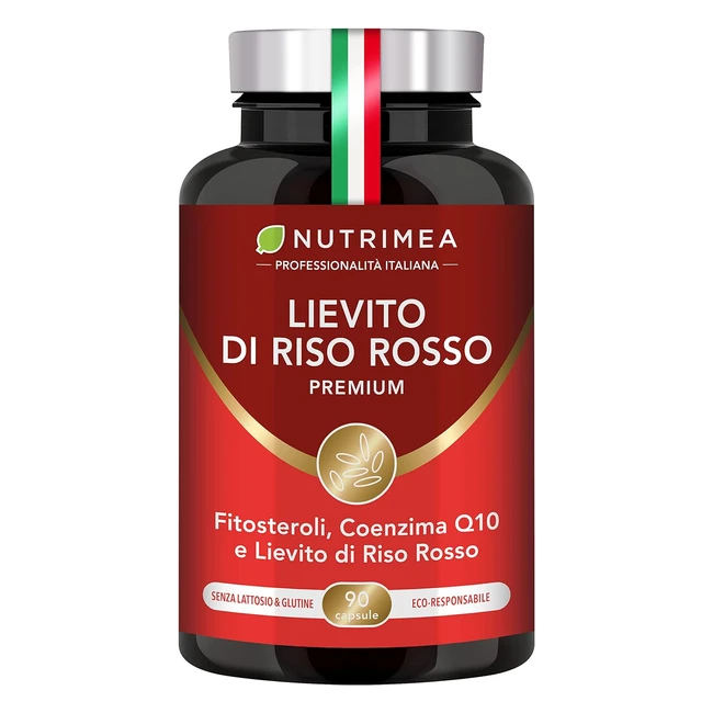 Lievito di Riso Rosso Premium - Novit Con 28mg Monacolina K Coenzima Q10 e F