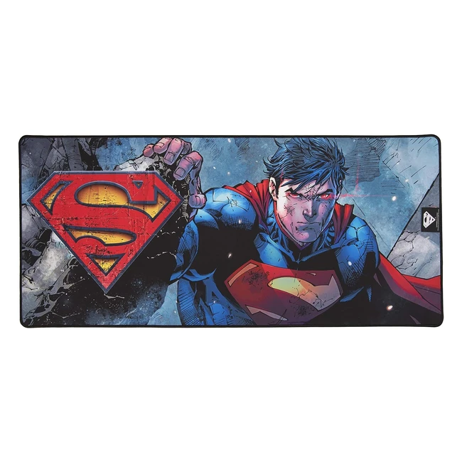 Alfombrilla de ratón antideslizante Superman XXL 90x40mm - Licencia oficial DC Cómics PS4