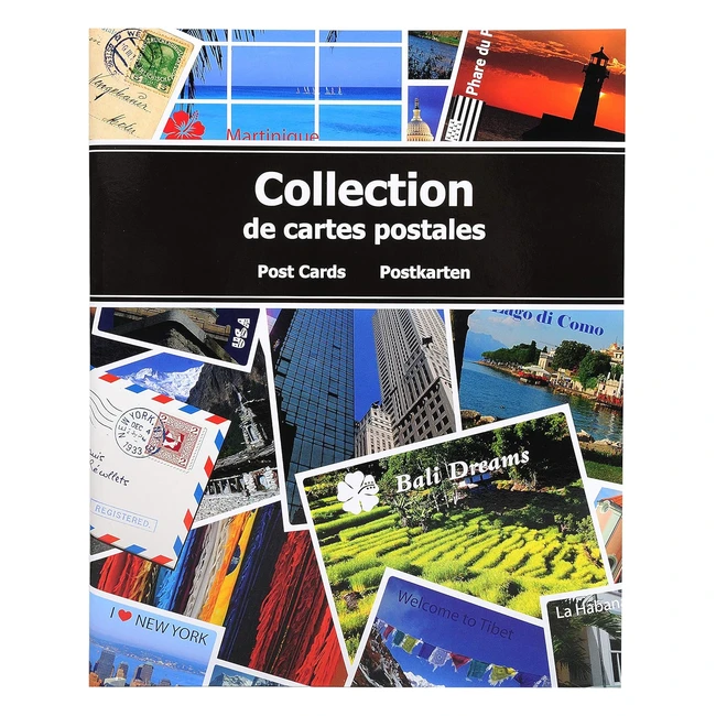 Album da collezione Exacompta cod 96115E1 per 200 cartoline postali 20x25.5cm