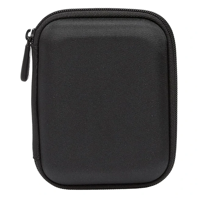 Amazon Basics Festplattentasche Schwarz - Kompakte Tasche fr externe Festplatt