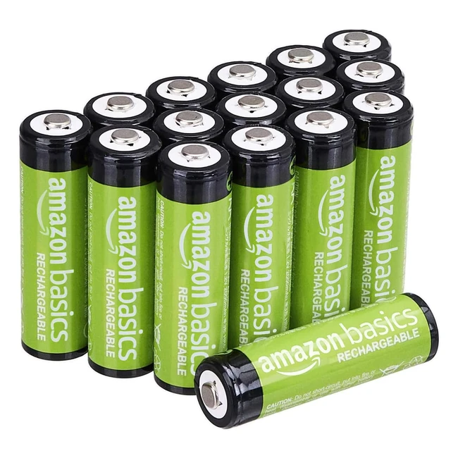 Amazon Basics AA Akku Batterien vorgeladen 16er Pack 2000 mAh