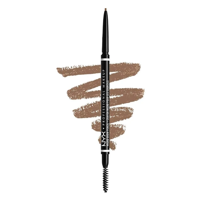 NYX Professional Makeup Micro Brow Pencil - Dual Ended - Shade Taupe - Vegan For