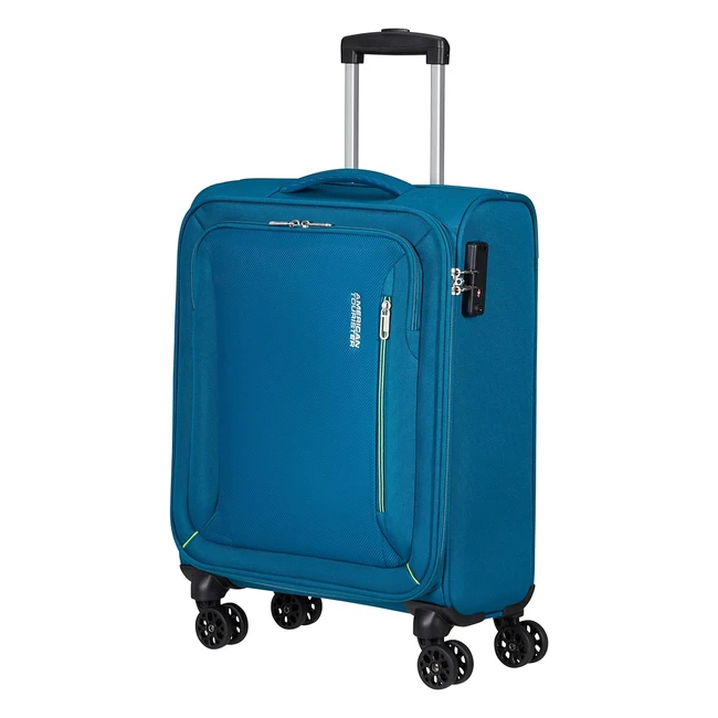 American Tourister Hyperspeed 4-Wheel Cabin Suitcase - Reference 55cm Deep Teal