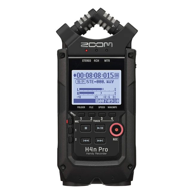 Enregistreur portable Zoom H4n Problk - 4 pistes couple microphone XY 2x entr