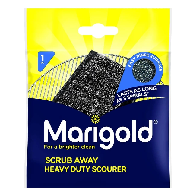 Marigold Scrub Away Heavy Duty Stainless Steel Scourer - 20 Packs