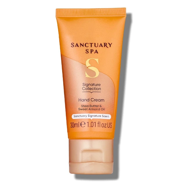 Sanctuary Spa Hand Cream - Shea Butter Vegan & Cruelty Free - 30ml - Orange