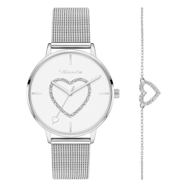 Tamaris Damen Quarz Uhr Edelstahl Armband Modellnummer XYZ stilvoll und prz
