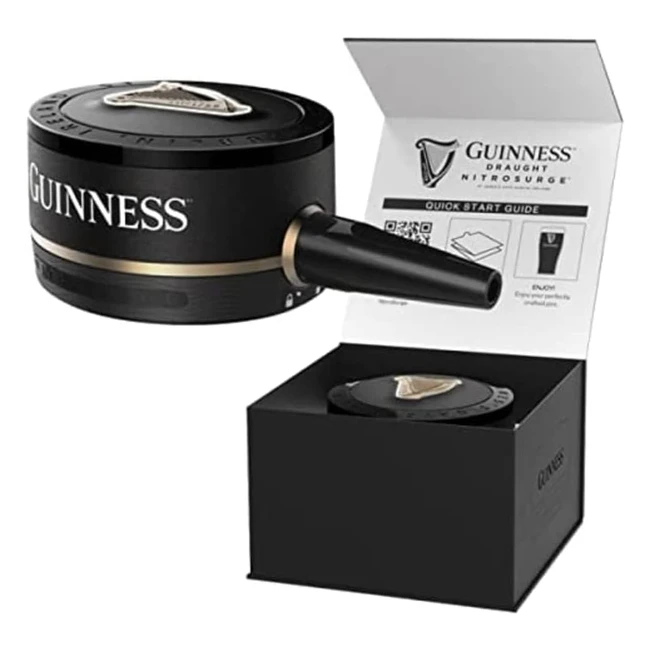 Guinness Draught Nitrosurge Stout Beer - Perfect Pub Pour at Home - Rich Smooth