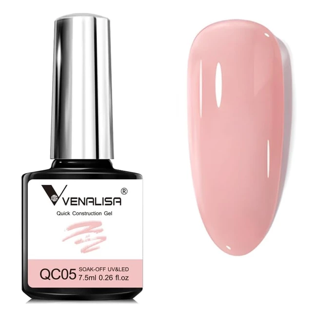 Gel Construction Ongle UV Builder Gel Natur Couleur Rose Nude Pink Fum Vernis Ge